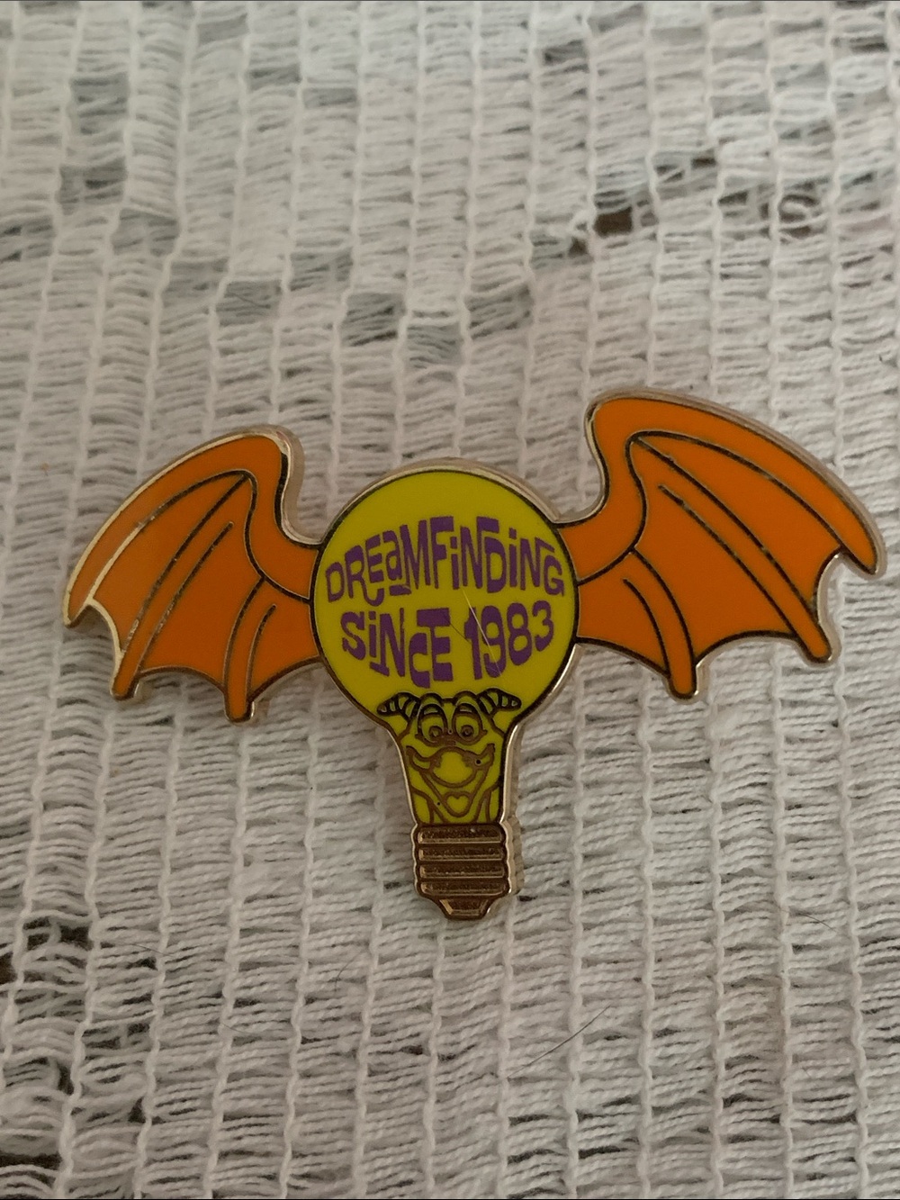 Figment Lightbulb Dreamfinding Since 1983 Disney Pin
